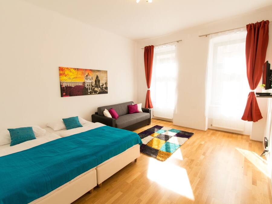 Apartment, 1 Bedroom | Iron/ironing board, free cribs/infant beds, free WiFi