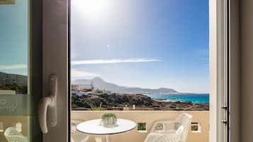 Apartment, 1 Bedroom, Sea View, Ground Floor | Terrace/patio