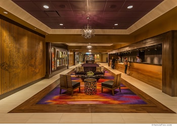 Hotel entrance and lobby at Golden Nugget Hotel & Casino Lake Tahoe 