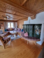 公寓, 阳台, 山景 (Sonn) | 遮光窗帘、婴儿床、免费 WiFi、床单