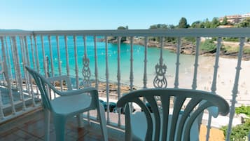 Vista a la playa o el mar