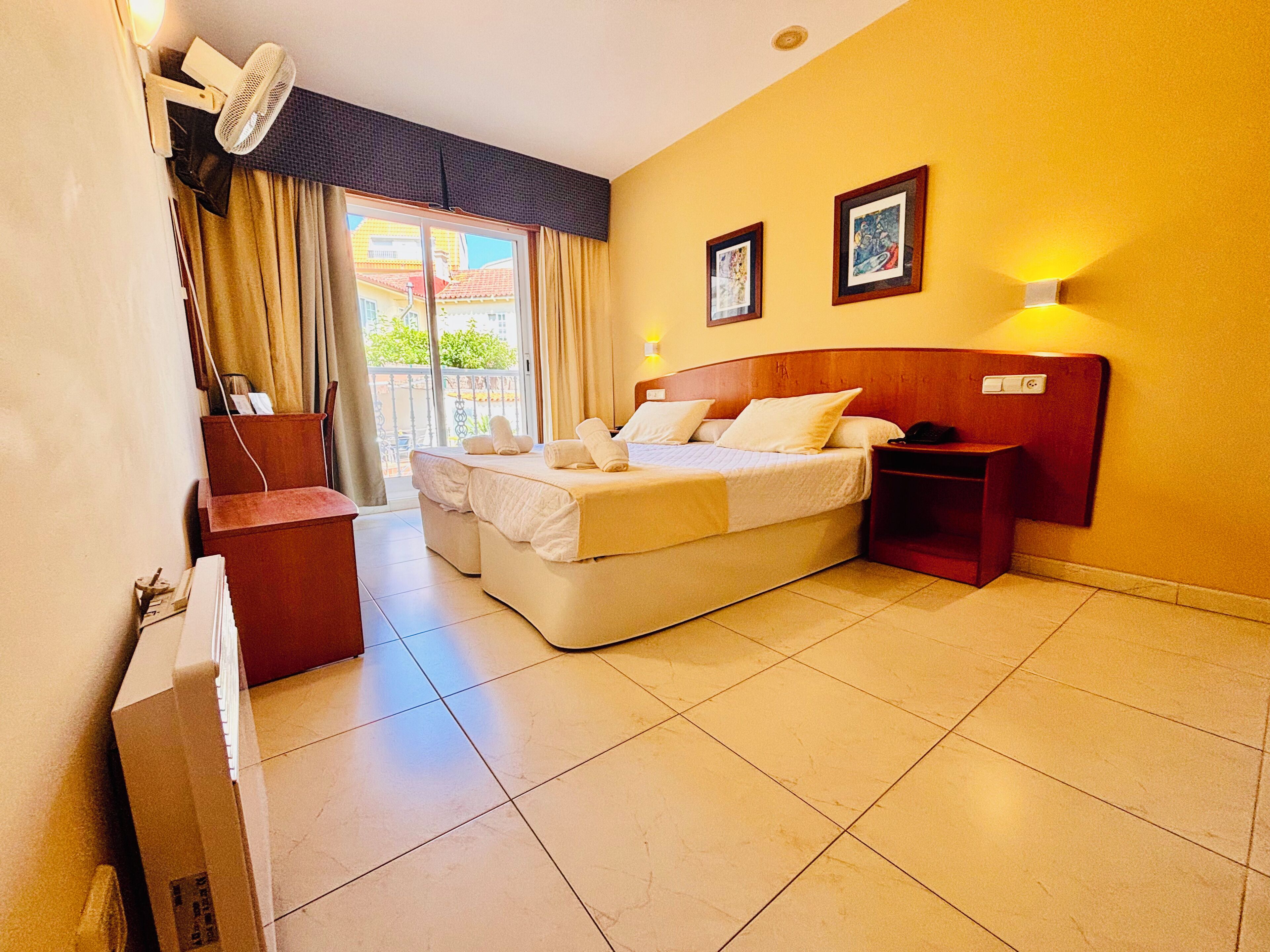 Double Room, Garden View | In-room safe, desk, cots/infant beds, free WiFi
