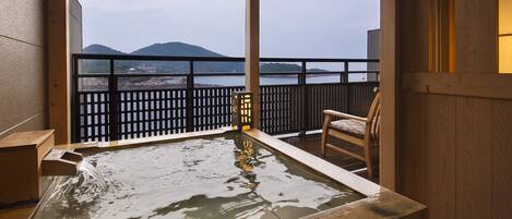 Wide View Twin Room | Bathroom | Shower, free toiletries, bathrobes, electronic bidet