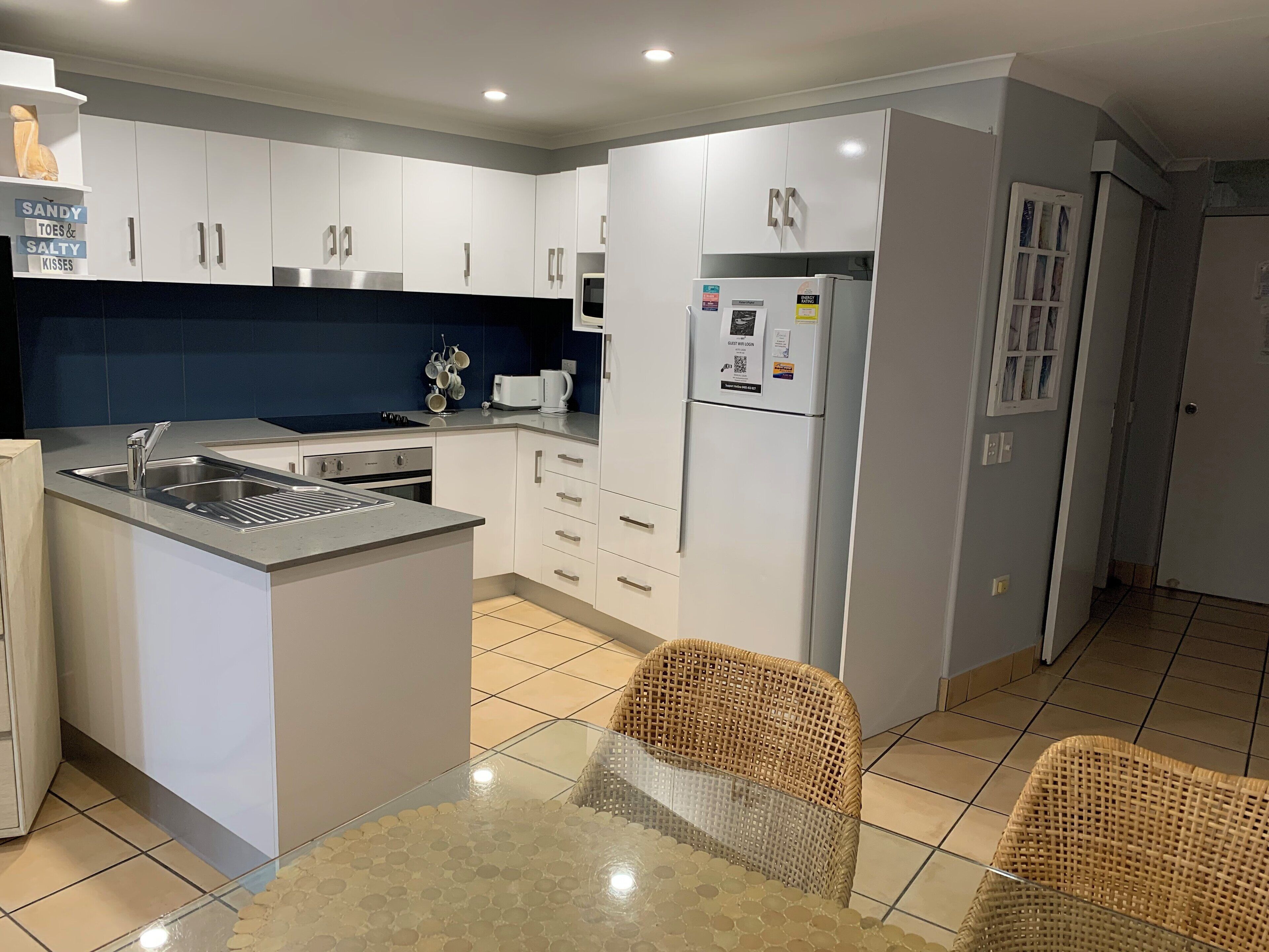 2 Bedroom Apartment | Private kitchen | Fridge, microwave, oven, stovetop