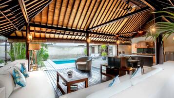 Villa, piscine privée | Coin séjour