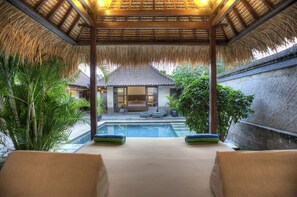Villa, privézwembad | Terras