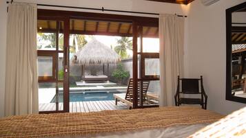 Villa, piscine privée | Vue de la chambre