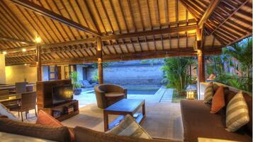 Villa, Private Pool | Living area