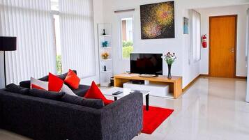 40-inch LCD TV with satellite channels, TV