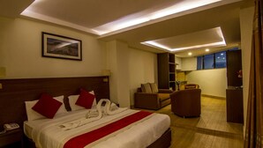 In-room safe, desk, laptop workspace, soundproofing - Regal Airport Hotel (Kathmandu)