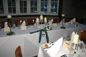 Indoor wedding