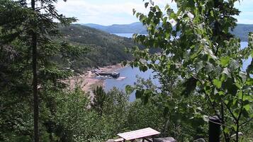 Blick von der Unterkunft