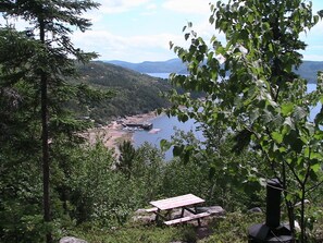 Blick von der Unterkunft