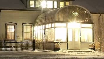 Front of property – evening/night