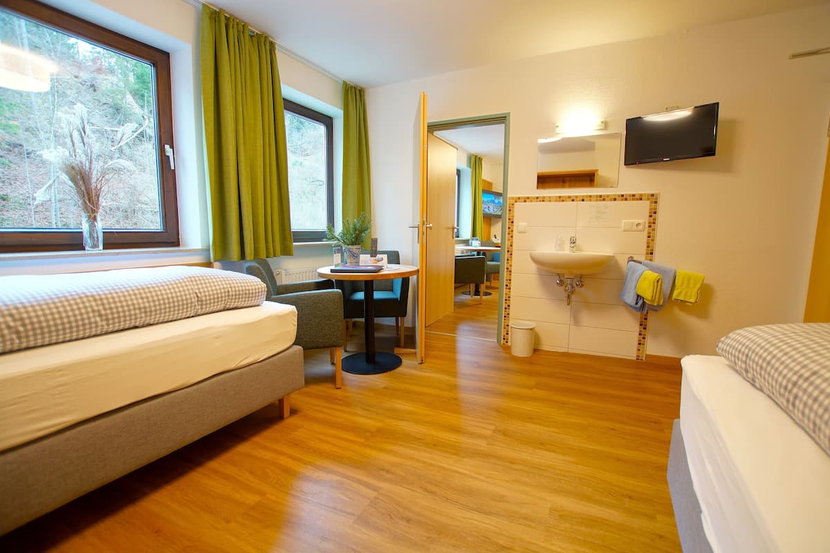 apartment | 1 bedroom, hypo-allergenic bedding, desk, blackout curtains