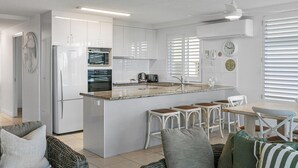 Apartemen Superior, 3 kamar tidur, pemandangan samudra | Dapur pribadi
