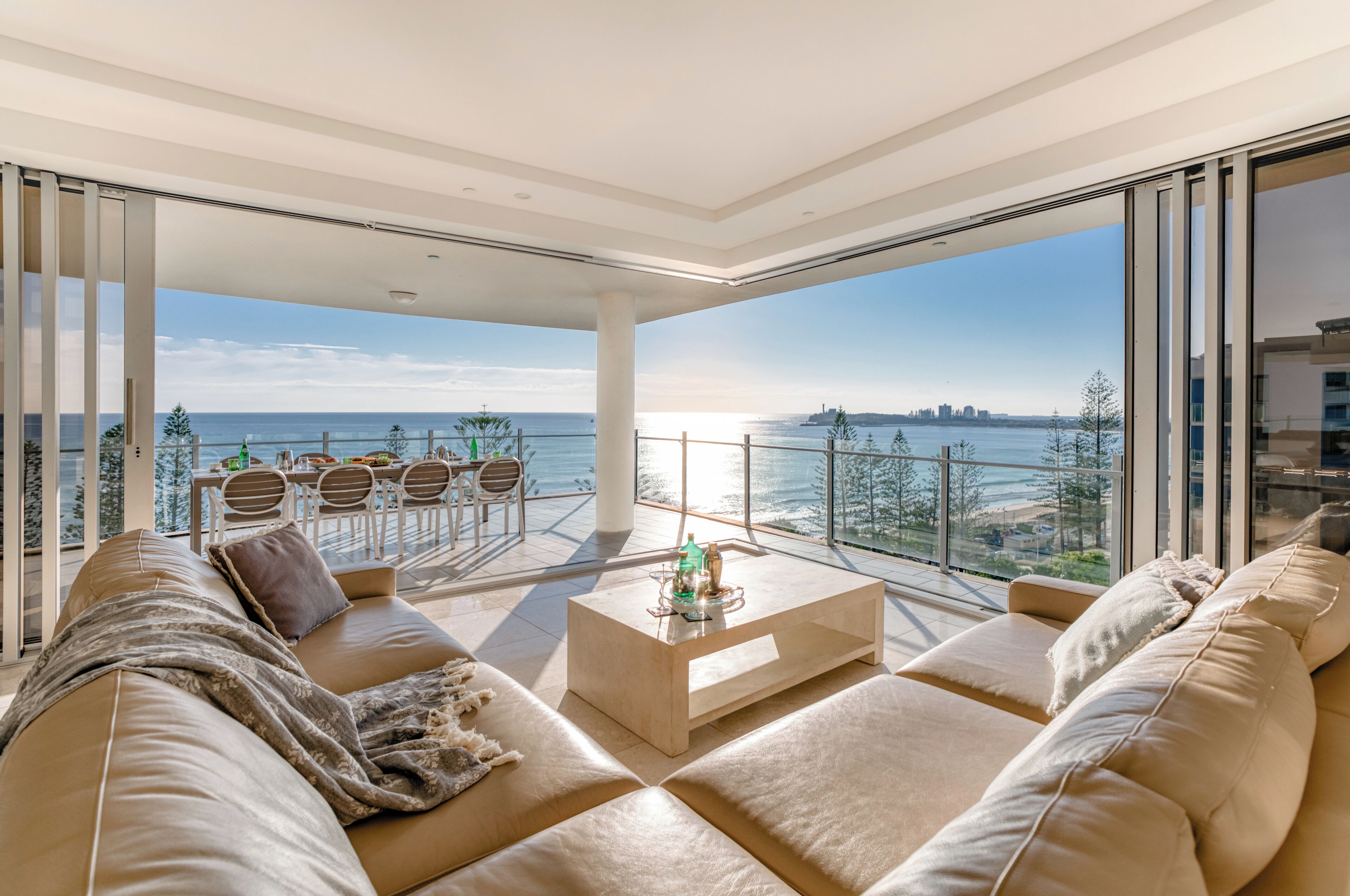 4 Bedroom Luxe Apartment | Living area | Flat-screen TV, DVD player