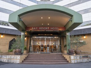 Façana frontal de l'allotjament