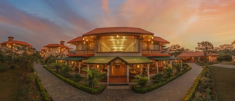 Front of property - evening/night