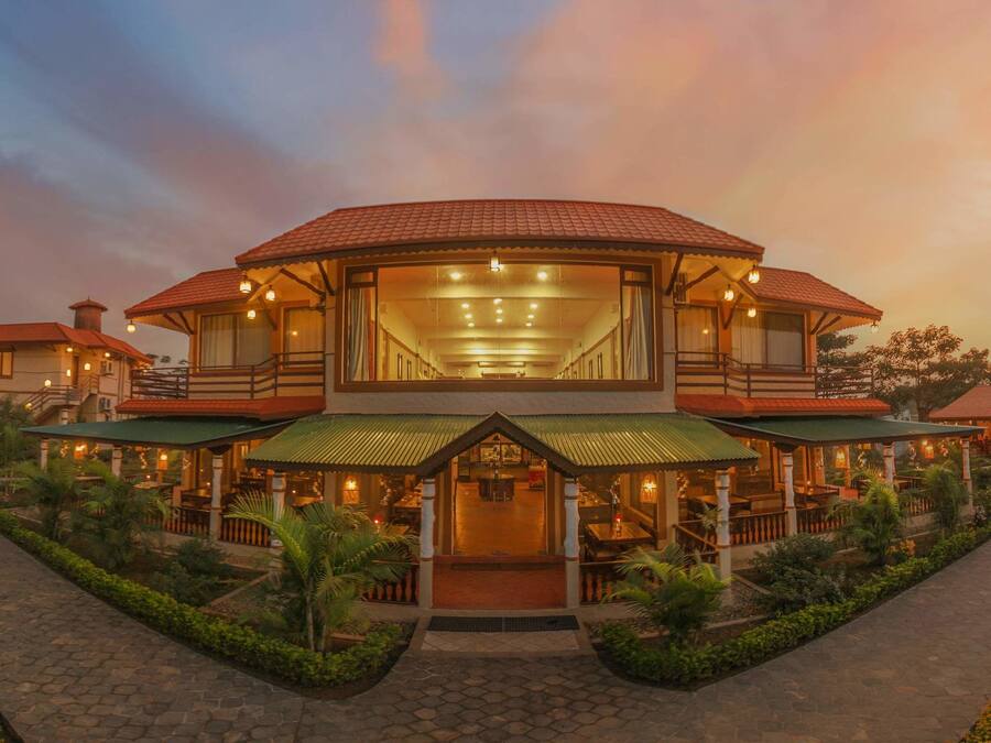 Front of property – evening/night