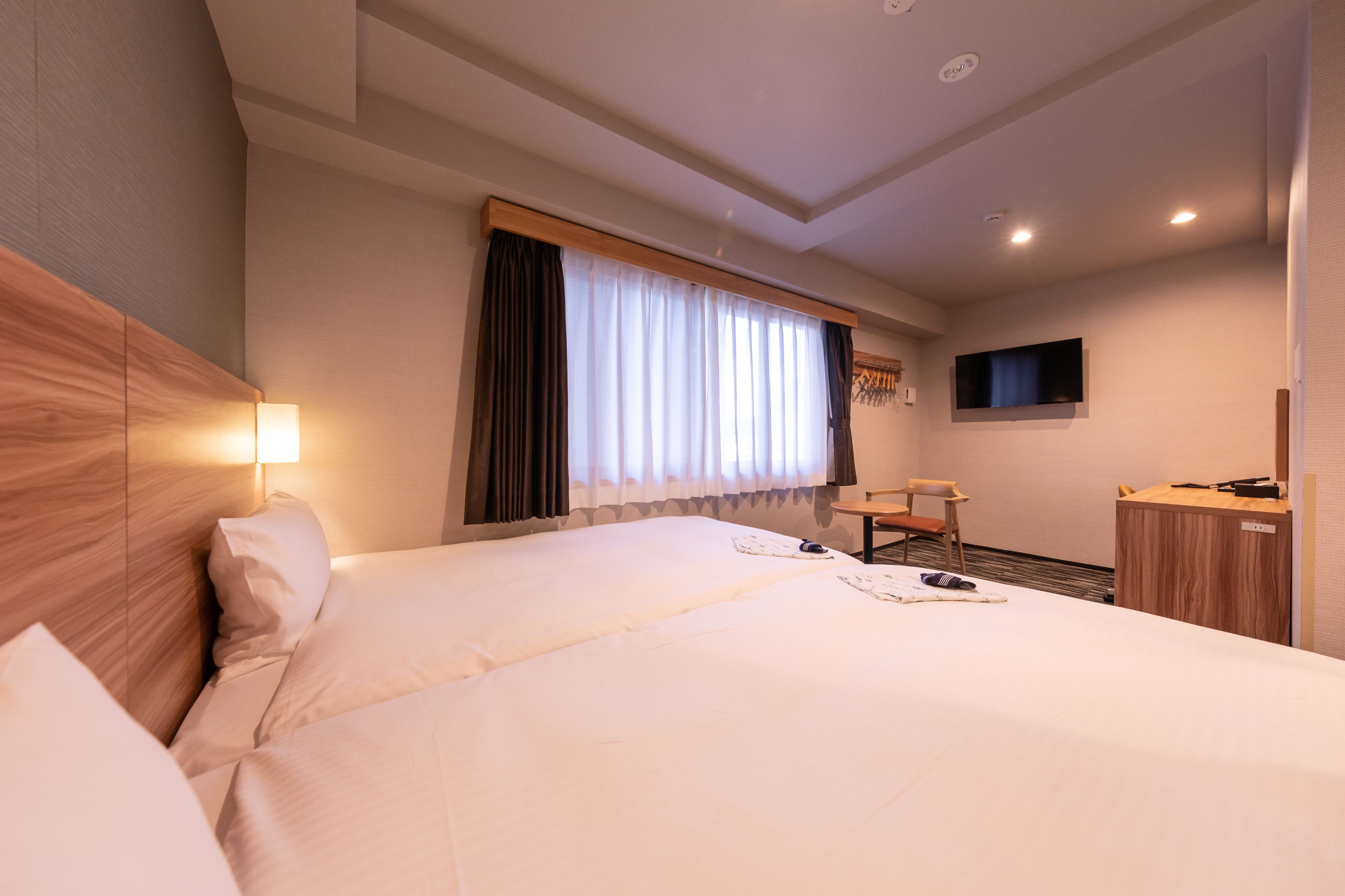 family twin room, non smoking, annex building | 1 bedroom, in-room safe, desk, iron/ironing board