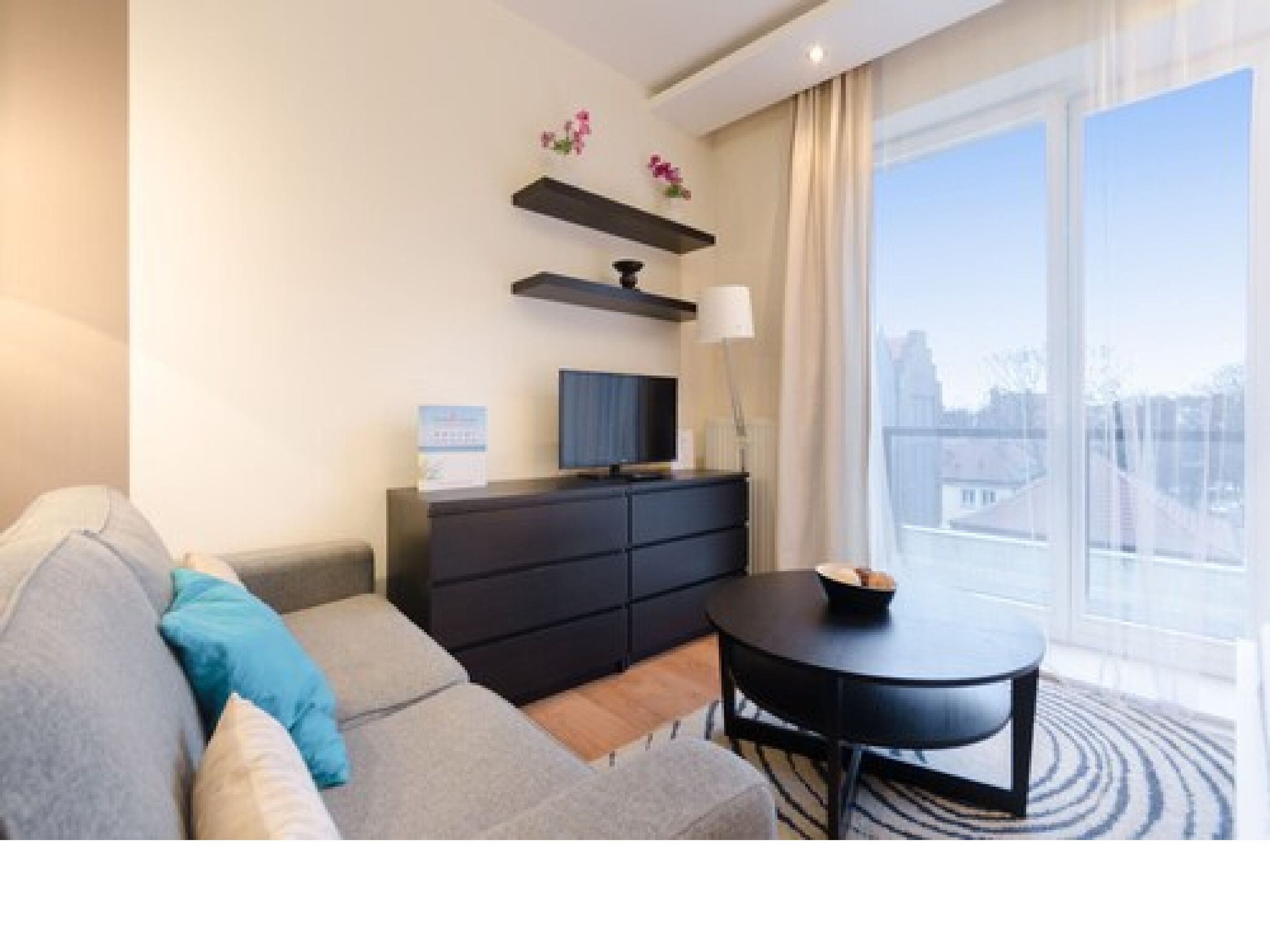 studio, balcony (2 people) | living room | lcd tv