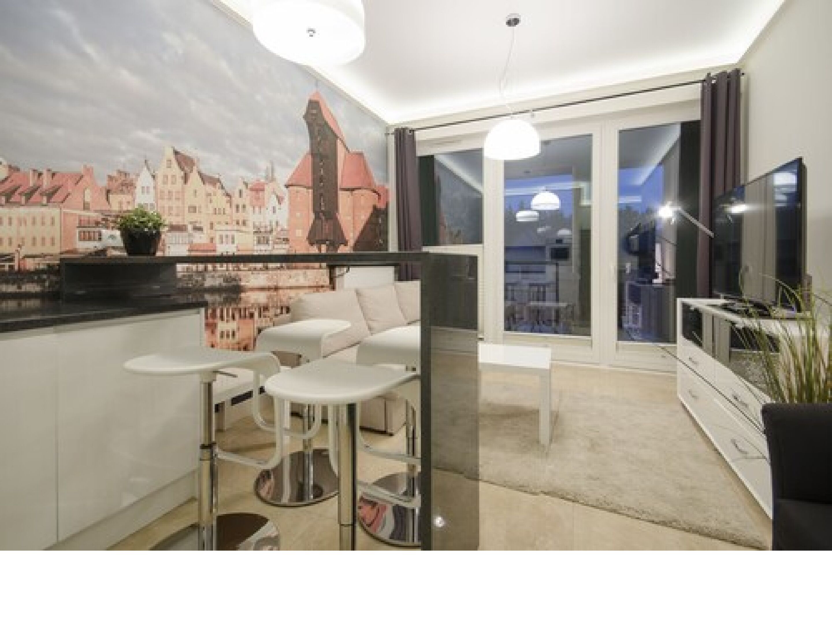 apartment, 1 bedroom, balcony (4 people) | living area | lcd tv