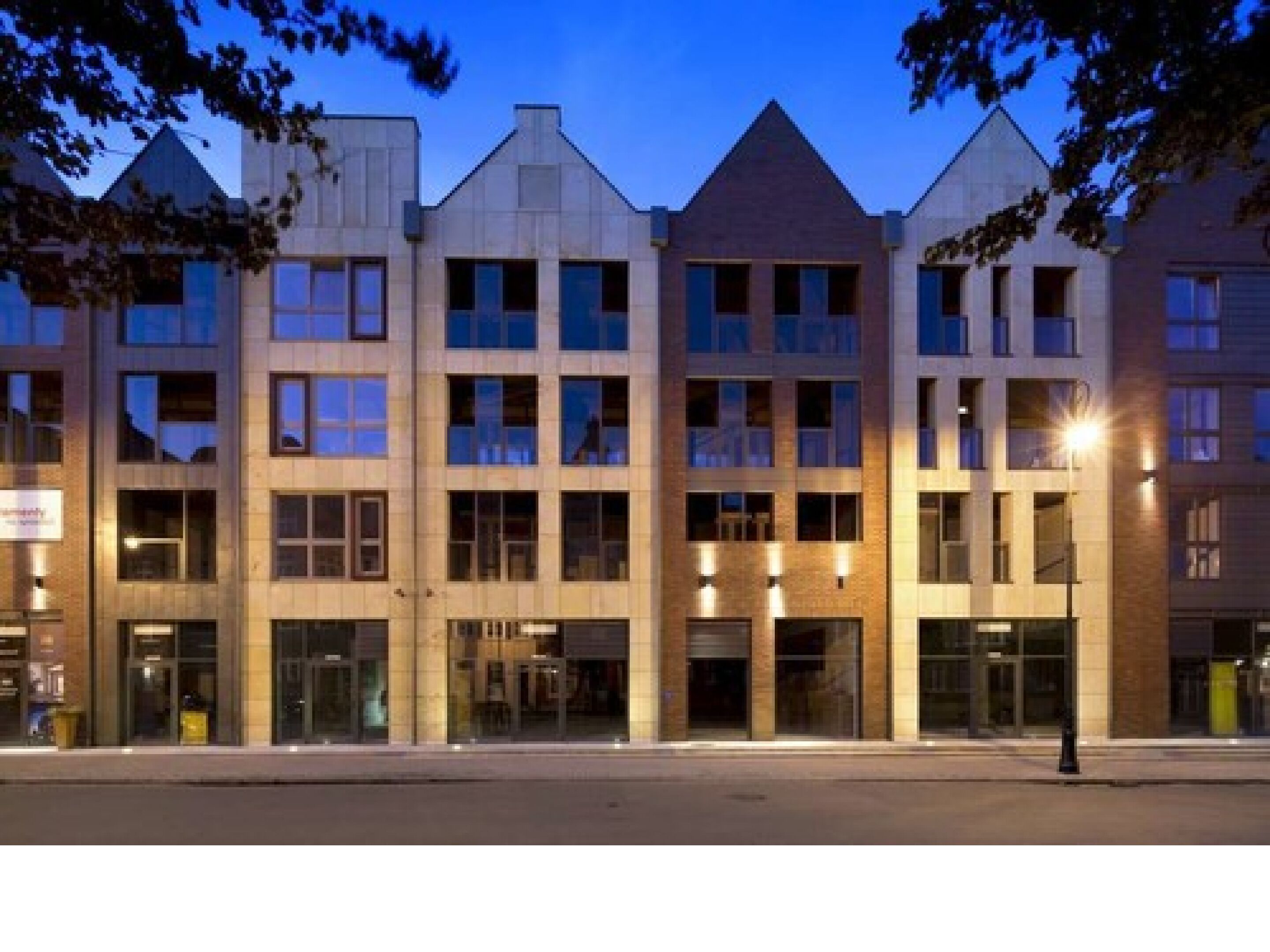 front of property – evening/night