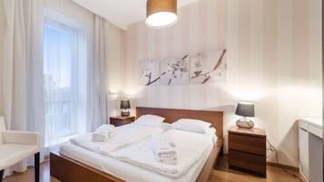Premium bedding, individually decorated, individually furnished