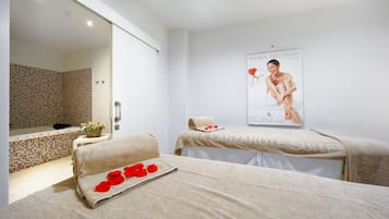 Body treatments, aromatherapy, hot stone massages, sports massages