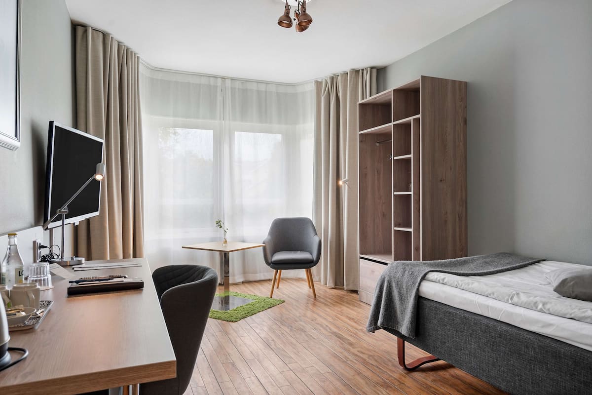 standard room, 1 single bed, non smoking | individually decorated, desk, iron/ironing board, free cots/infant beds