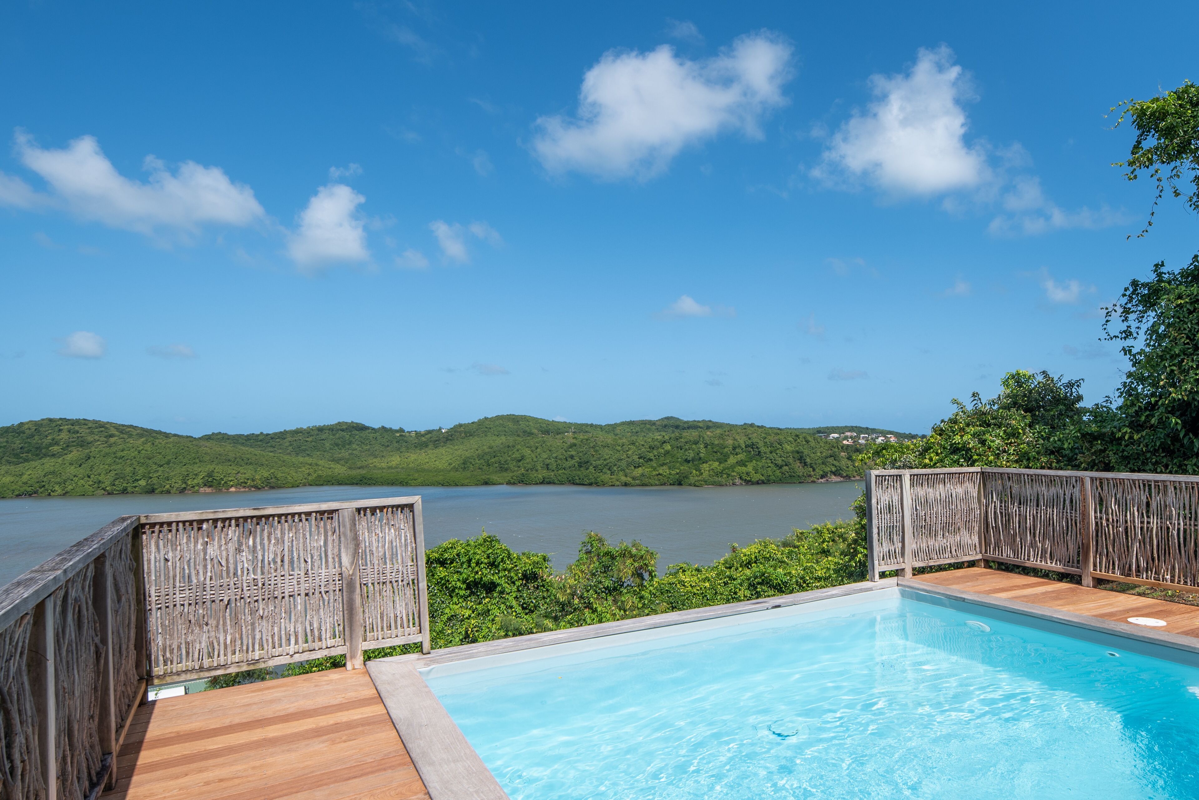 superior double room, private pool | view from room
