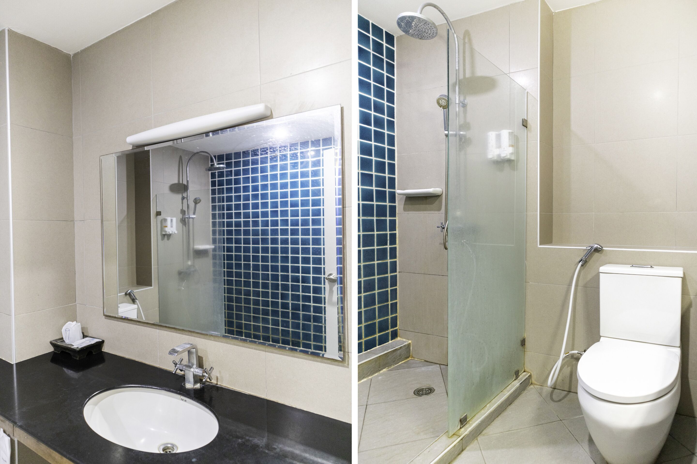 Superior Double Room | Bathroom | Shower, towels, soap, shampoo