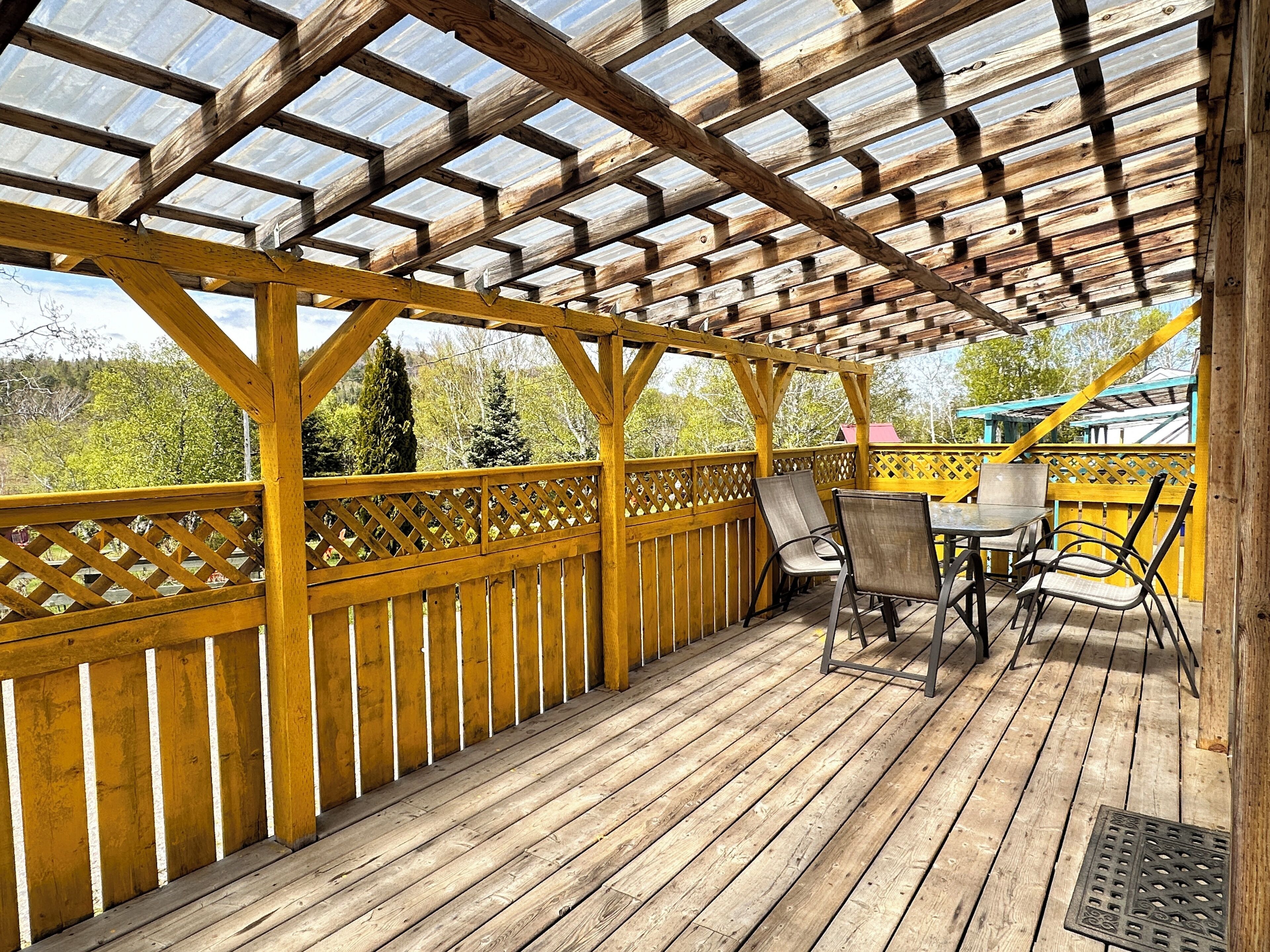 Cabaña, 2 habitaciones | Terraza o patio