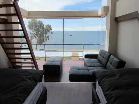 平板电视、DVD 播放器、收费电影