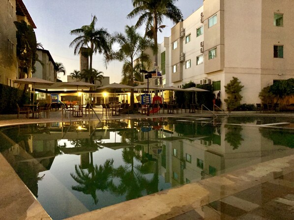 7 outdoor pools, sun loungers - Hotel Morada do Sol (Caldas Novas)