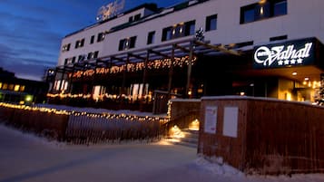 Front of property - evening/night