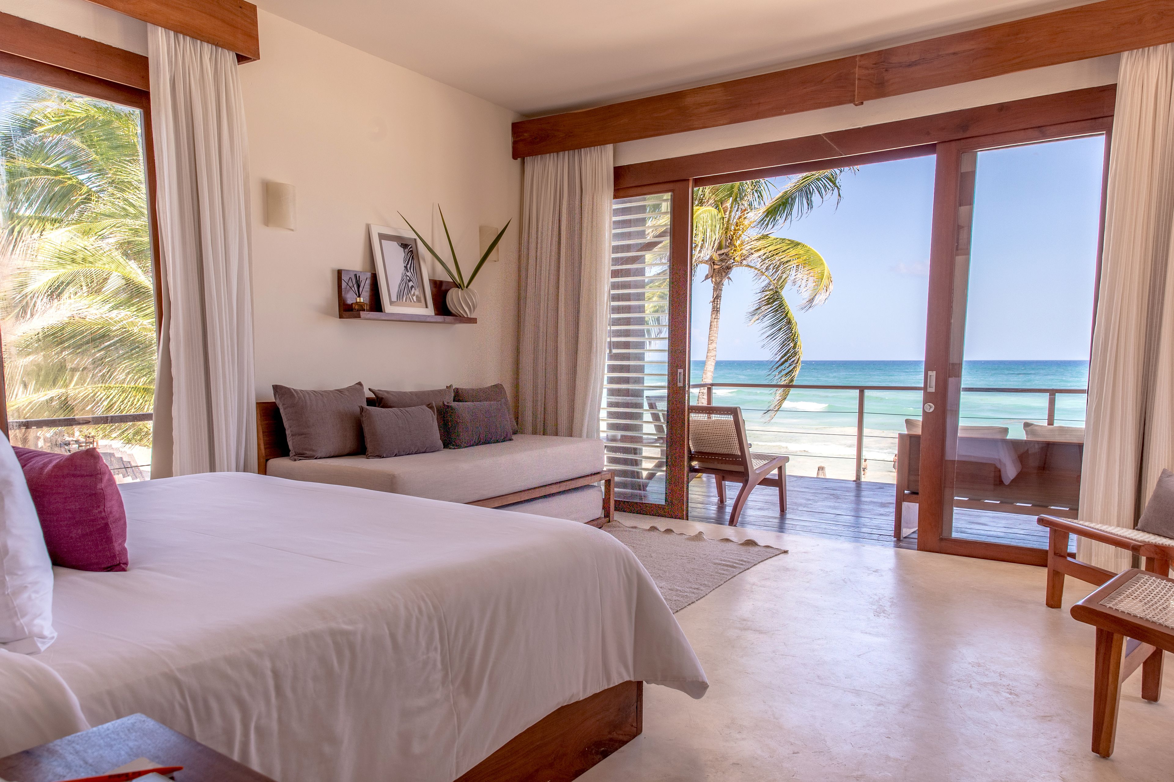 penthouse, private pool, beachfront | view from room