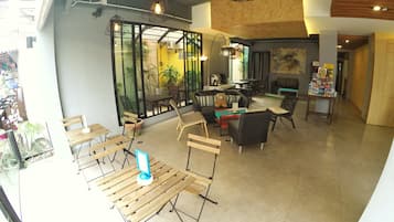 Sala de estar en el lobby