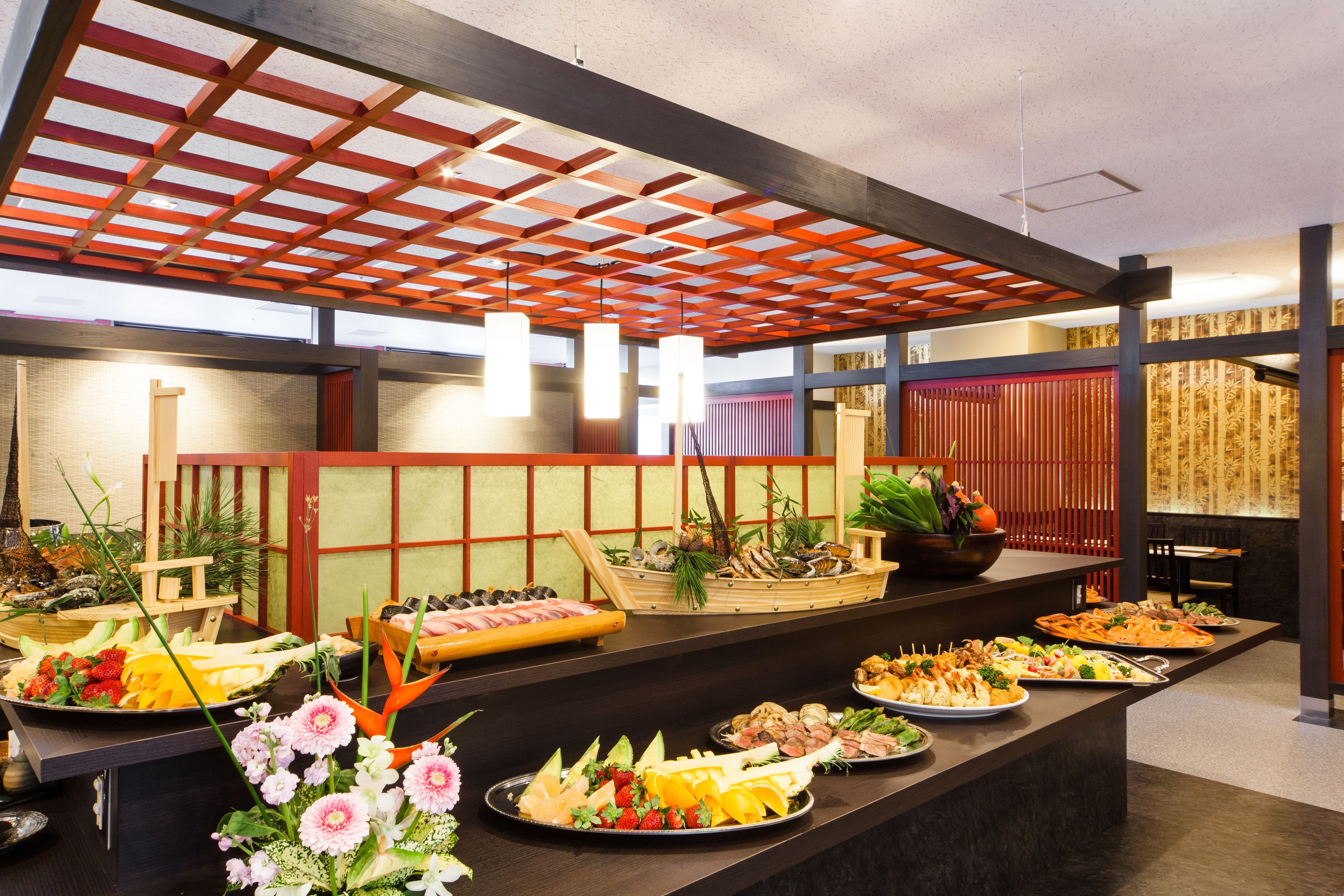 daily buffet breakfast (jpy 1980 per person)