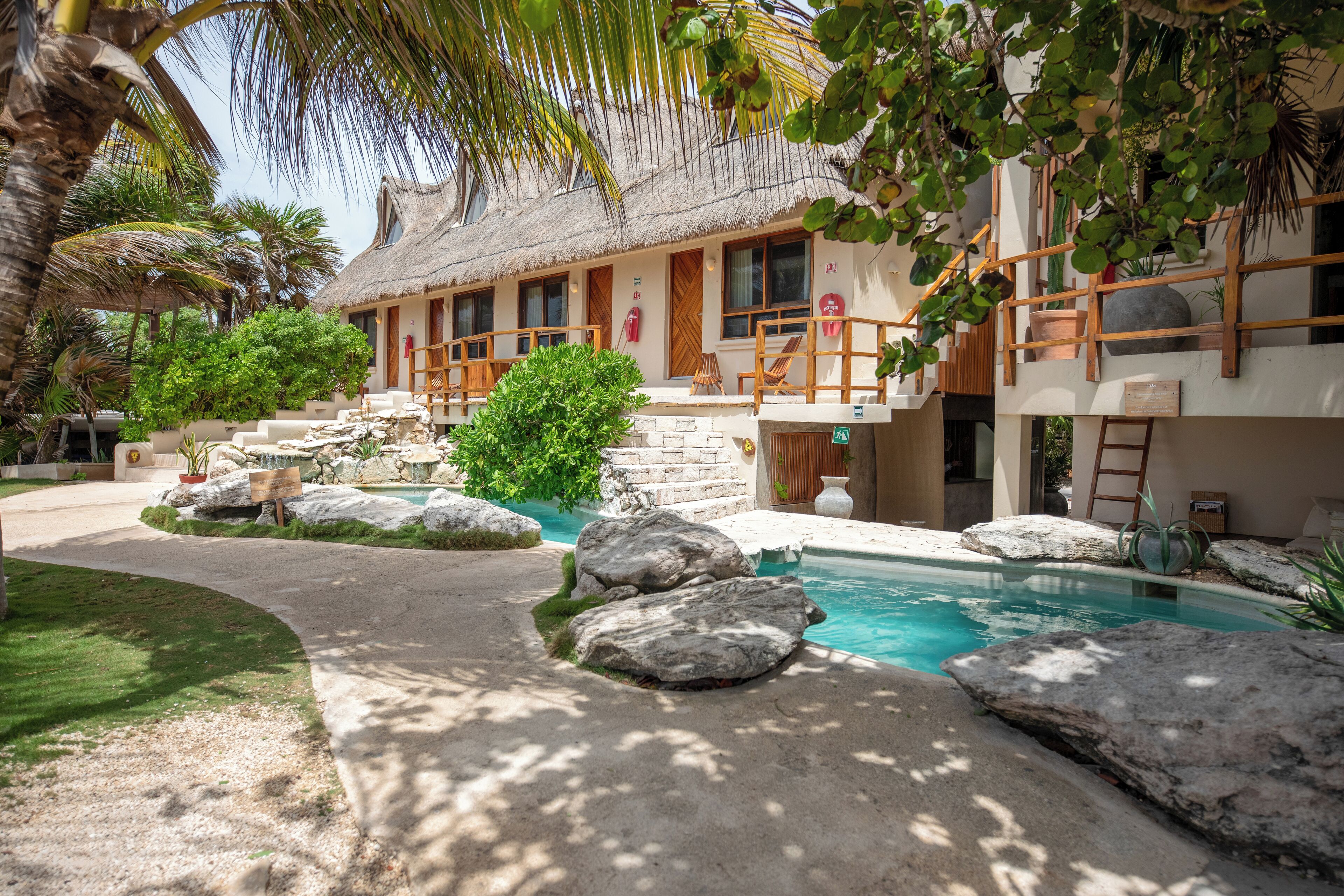 Fassade der Unterkunft