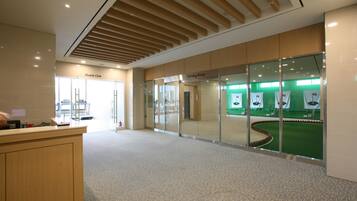 Indoor golf driving range