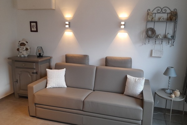 Family Apartment, 2 Bedrooms, Non Smoking, Corner | Living area | LCD TV, DVD player