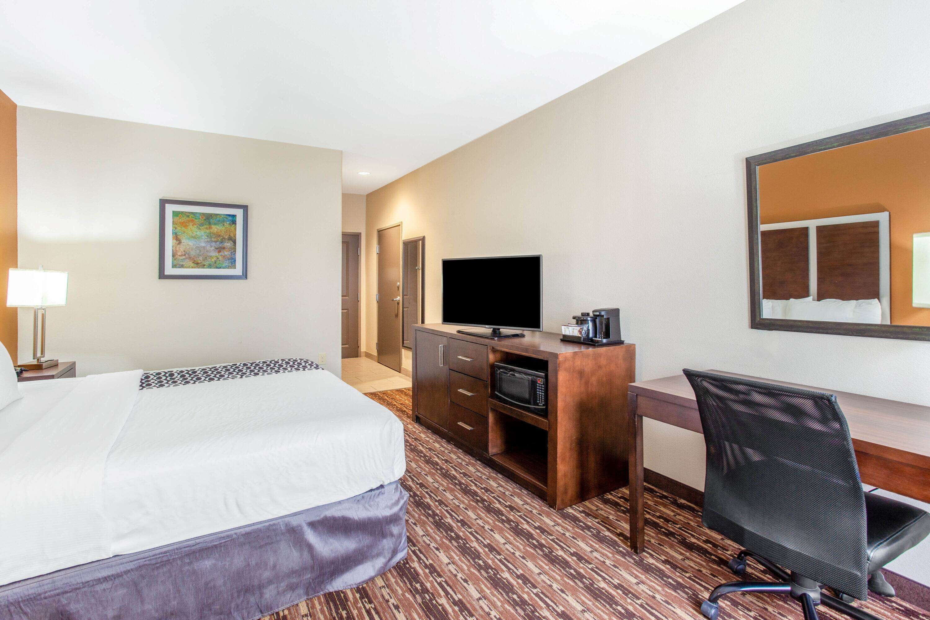 premium bedding, desk, iron/ironing board, free cots/infant beds