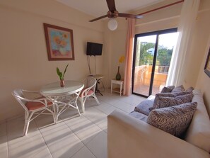 Superior Apartment, 1 Bedroom, Balcony | Living area | TV - Meridiana Residence (Guayacanes)