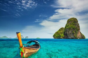 근처 해변, 백사장