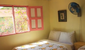Blackout curtains, bed sheets