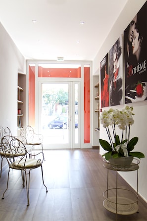 Interior entrance