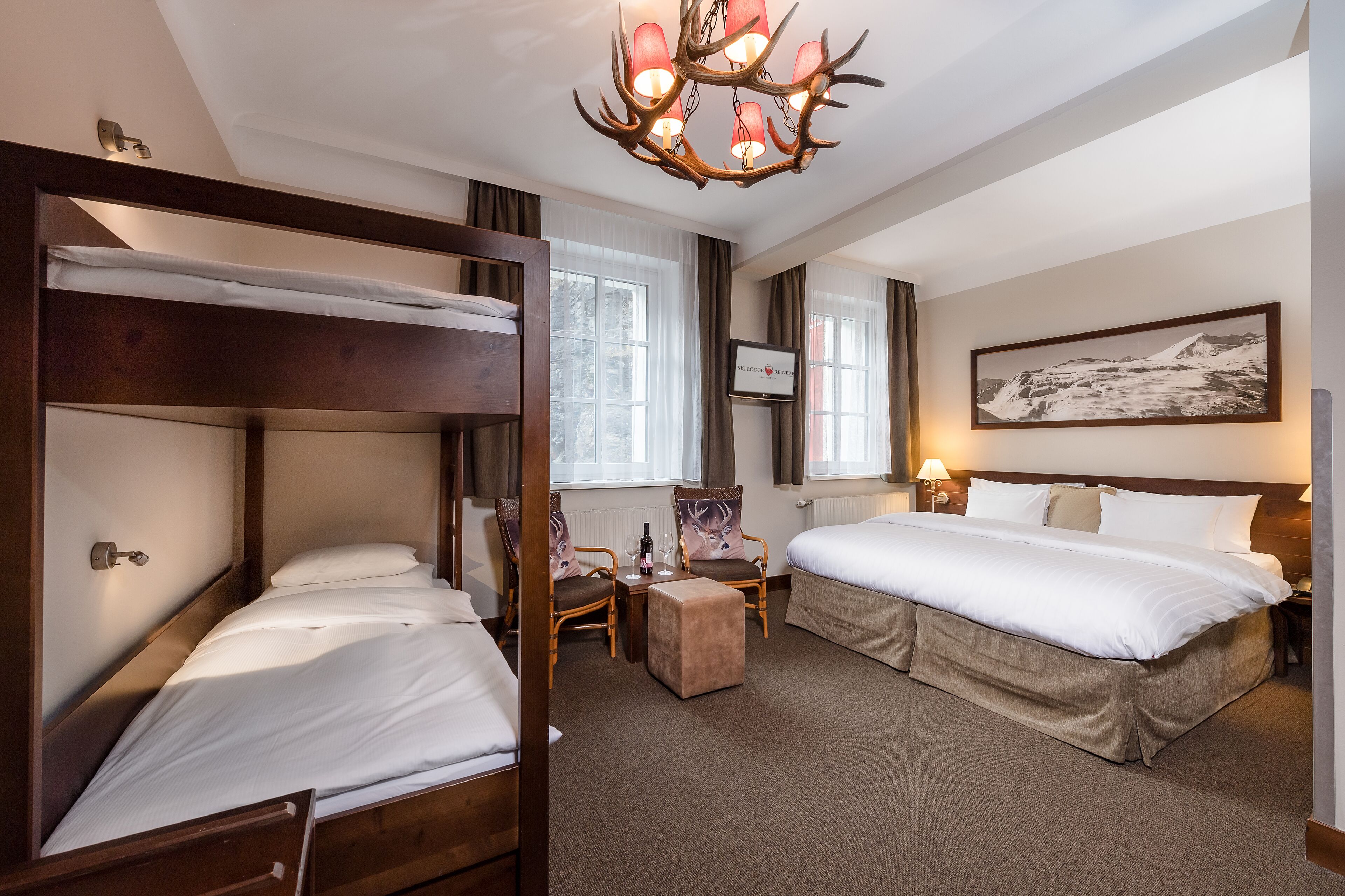 quadruple room | hypo-allergenic bedding, in-room safe, blackout curtains, free wifi