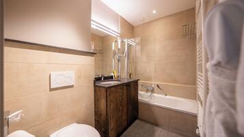 Gratis toiletartikelen, een haardroger